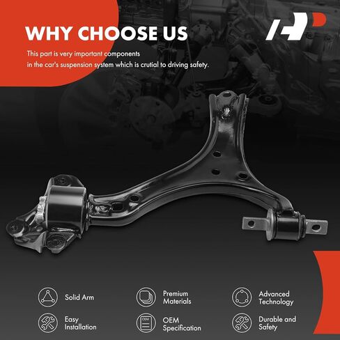 A-Premium Front Left Lower Control Arm, with Ball Joint & Bushing, Compatible with Honda Accord 2013 2014 2015 2016 2017 in Saudi Arabia