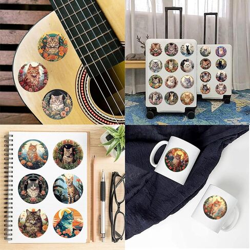 50pcs ملصقات التنينات الخيالية Cryptid - ملصقات تنين فينيل مضاد للماء لزجاجة الماء ، الكمبيوتر المحمول ، سجل القصاصات ، دفتر الملاحظات ، لوح التزلج in Kuwait