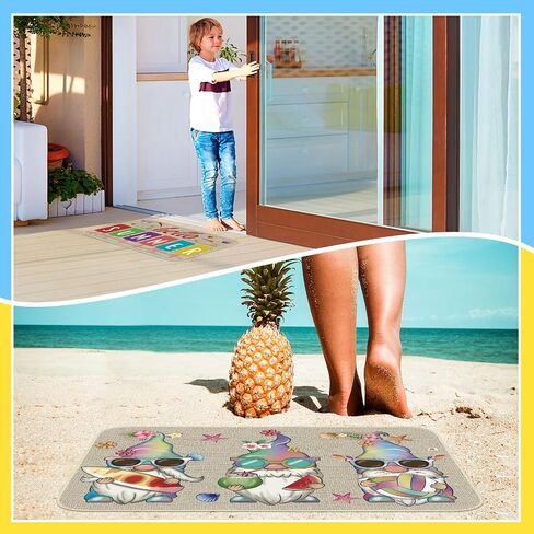 3 Pcs Fall Autumn Gnome Welcome Mats Christmas Thanksgiving Halloween Xmas Welcome Door Mats Greeting Front Porch Rugs 27.6 x 17.7 Inch Winter Snow Doormat Indoor Outdoor Entrance Patio Carpet Decor in Saudi Arabia