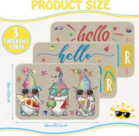 3 Pcs Fall Autumn Gnome Welcome Mats Christmas Thanksgiving Halloween Xmas Welcome Door Mats Greeting Front Porch Rugs 27.6 x 17.7 Inch Winter Snow Doormat Indoor Outdoor Entrance Patio Carpet Decor in Saudi Arabia