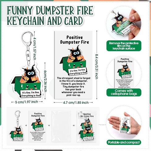 هدايا الدعم العاطفي هدايا القمامة Function Cat Acrylic Keychains Higains Forming Former in Kuwait