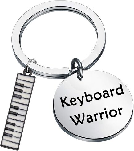 AKTAP Piano Keyboard Keychain Biano Lovers Gift for Piano Piano Piano Teacher Keyboard Musical Ring Ring in Saudi Arabia