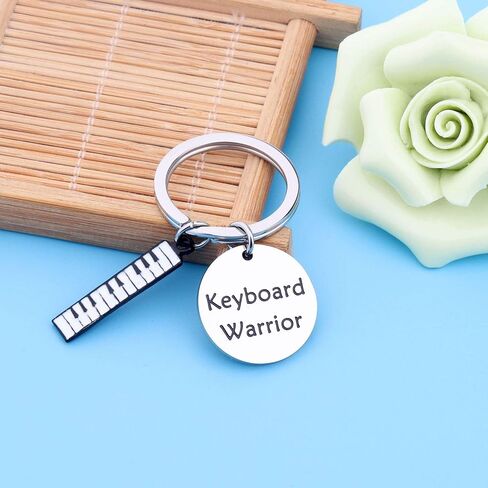 AKTAP Piano Keyboard Keychain Biano Lovers Gift for Piano Piano Piano Teacher Keyboard Musical Ring Ring in Saudi Arabia
