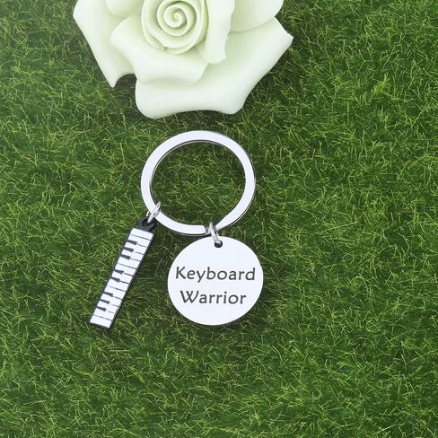 AKTAP Piano Keyboard Keychain Biano Lovers Gift for Piano Piano Piano Teacher Keyboard Musical Ring Ring in Saudi Arabia