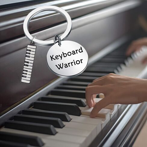 AKTAP Piano Keyboard Keychain Biano Lovers Gift for Piano Piano Piano Teacher Keyboard Musical Ring Ring in Saudi Arabia