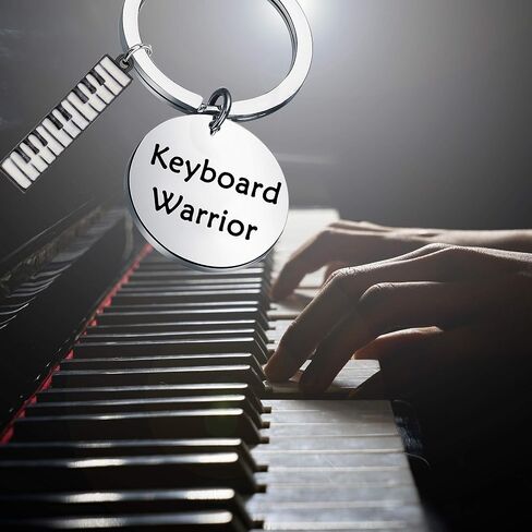 AKTAP Piano Keyboard Keychain Biano Lovers Gift for Piano Piano Piano Teacher Keyboard Musical Ring Ring in Saudi Arabia