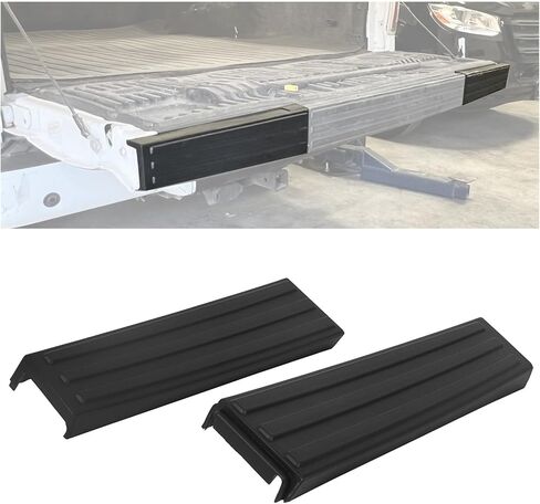Hecasa Flex Step Side Side Tablegate Covering متوافق مع بديل 2009-2014 Ford F150 لـ 9L3Z-9941018-AA 9L3Z-9941019-AA END CAP CAP PAD PLAST PLAST BAST in Saudi Arabia