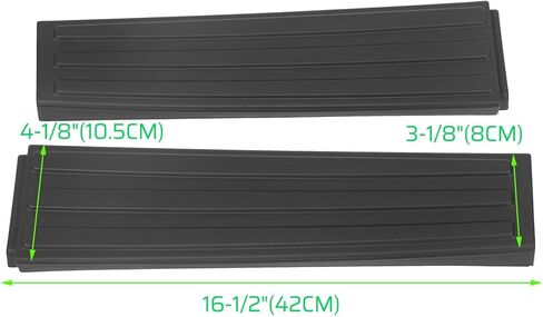 Hecasa Flex Step Side Side Tablegate Covering متوافق مع بديل 2009-2014 Ford F150 لـ 9L3Z-9941018-AA 9L3Z-9941019-AA END CAP CAP PAD PLAST PLAST BAST in Saudi Arabia