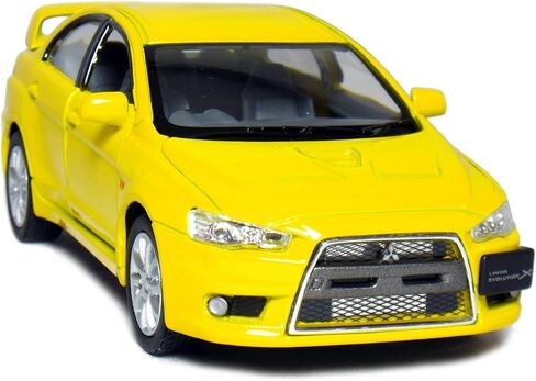 KiNSMART 2008 Mitsubishi Lancer Evolution X 1:36 Scale 5" SetOf4 in Kuwait