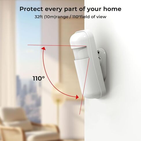 WIFI+GSM/4G Home Smart Alarm System System Kit ، DIY اللصوص اللاسلكية الإنذار المضاد للسرقة ، كاشف الحركة ، مستشعر نافذة الباب ، صفارات الإنذار الخارجية ، تطبيق Tuya الذكي الحياة ، لا توجد رسوم شهرية (PG108-A) in Kuwait