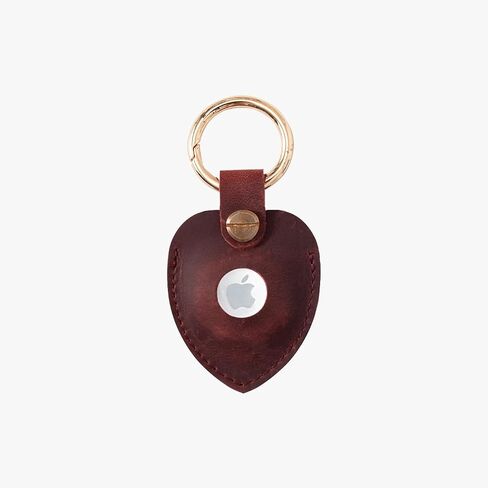 4 Pack Genuine Leather Apple Airtag Holder, Air Tag Case GPS Tracker, Airtag Keychain Accessories, GPS Case with Key Ring for Key Chain,Wallet,Luggage,Cat,Dog,Pets in Kuwait
