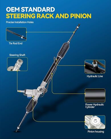 رف التوجيه Philtop Power Teenering and Pinion Assembly متوافق مع 2005-2009 Outback ، 2008-2009 Impreza 2.5L ، 2007-2009 Legacy 2.5L ، 2005-2006 LEGACY استبدال 26-2310 ، 262310 ، 34110AG05A ، 34110AG06A in Saudi Arabia