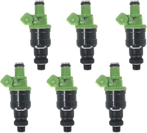 Set Of 6 Fuel Injectors Compatible with Mitsubishi 3000Gt Dodge Stealth 3.0 1991-1995 Inp061 FJ165 in Saudi Arabia