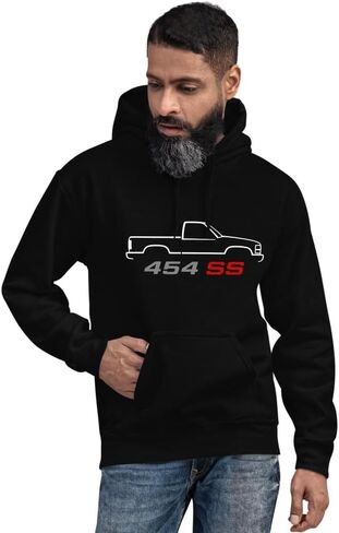 1990 Chevy 1500 454 SS Hoodie - Classic Obs Pickup Graphic Pullover لعشاق الشاحنات in Kuwait