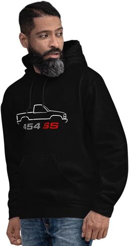 1990 Chevy 1500 454 SS Hoodie - Classic Obs Pickup Graphic Pullover لعشاق الشاحنات in Kuwait