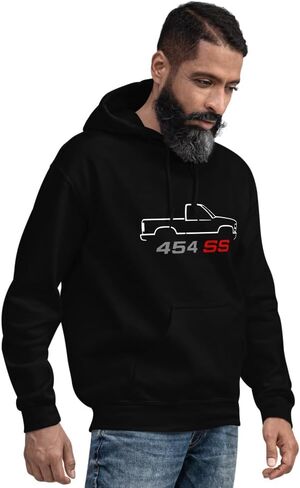 1990 Chevy 1500 454 SS Hoodie - Classic Obs Pickup Graphic Pullover لعشاق الشاحنات in Kuwait