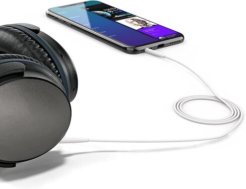 QC45 Replacement Headphone Audio Cable Cord, Aux Wire 3.5mm to 2.5mm Compatible with Bose QuietComfort QC25 QC35 QC35II QC45 NC700 Soundlink Soundtrue On-Ear 2 OE2 OE2i Headphones (No mic) in Kuwait