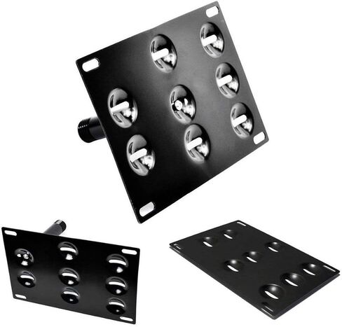iJDMTOY No Drill Front Bumper Tow Hook License Plate Mounting Bracket Adapter Kit Compatible with 2009-2014 Gen4 Acura TL in Saudi Arabia