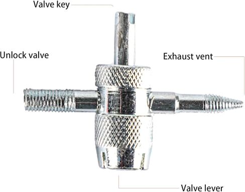 64PCS Tire Valve Stem Removal Tool, Spool Removal and Installation Tool, 4-Way Valve Stem Core Tool, Dual and Single Heads Valve Core Remover Installer Tools for Various Valve Cores in Saudi Arabia