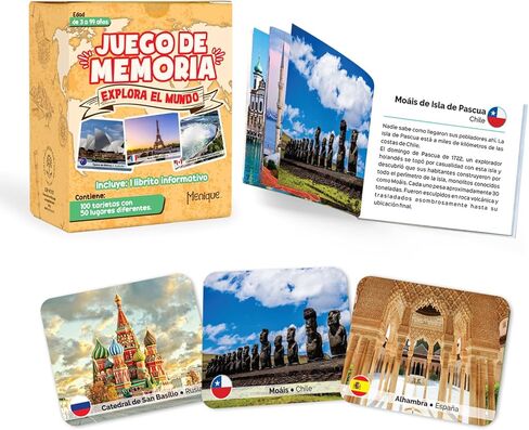 Menique ، لعبة بطاقات Menique ، Flags of Europe Memory Memory Memory للأطفال والكبار ، 2-8 لاعبين ، تتراوح أعمارهم بين 3 وما فوق in Saudi Arabia