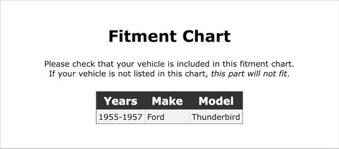 Front Brake Hydraulic Hose Compatible With Ford Thunderbird 1955 1956 1957 PC-135216 in Saudi Arabia
