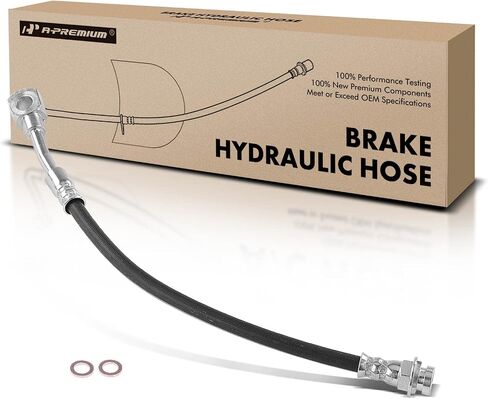 A-Premium Rear Driver Brake Hydraulic Hose Compatible with Select Buick, Cadillac and Oldsmobile Models - Park Avenue 1997-1998, Riviera 1995-1998, Seville 1998, Aurora 1995-1999 - Replace# 17999819 in Saudi Arabia