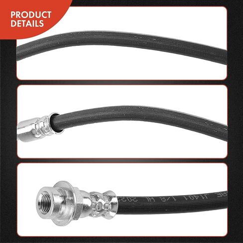 A-Premium Rear Driver Brake Hydraulic Hose Compatible with Select Buick, Cadillac and Oldsmobile Models - Park Avenue 1997-1998, Riviera 1995-1998, Seville 1998, Aurora 1995-1999 - Replace# 17999819 in Saudi Arabia