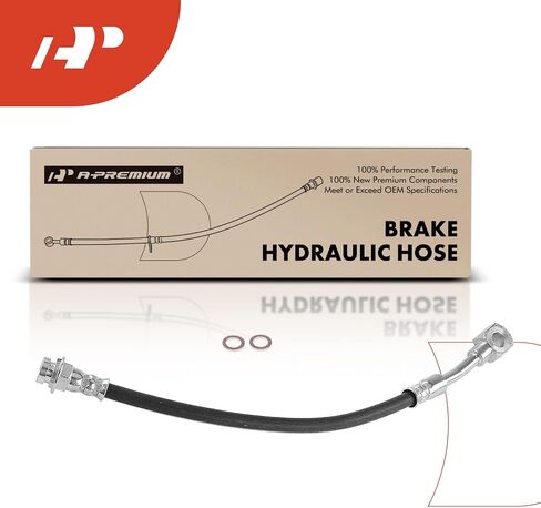 A-Premium Rear Driver Brake Hydraulic Hose Compatible with Select Buick, Cadillac and Oldsmobile Models - Park Avenue 1997-1998, Riviera 1995-1998, Seville 1998, Aurora 1995-1999 - Replace# 17999819 in Saudi Arabia