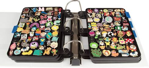 Enamel Pin Display Pages (3 PK) - Display and Trade Your Disney Collectible Pins in Any 3-Ring Binder - Pages Lay Flat with Pinbacks and NO Sagging! (Pink - Pins Not Included) in Saudi Arabia