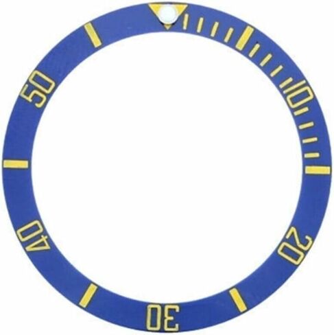 Ewatchparts الإطار إدراج السيراميك متوافق مع رولكس غواصة 16610ln ، 16613V خط الساقين الذهب الأزرق in Saudi Arabia