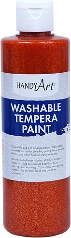 Handy Art Gold Glitter Washable Paint, 16 Fl Oz (Pack of 1), 16 Ounce in Kuwait