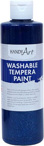 Handy Art Gold Glitter Washable Paint, 16 Fl Oz (Pack of 1), 16 Ounce in Kuwait