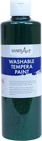 Handy Art Gold Glitter Washable Paint, 16 Fl Oz (Pack of 1), 16 Ounce in Kuwait