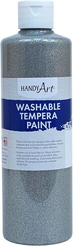 Handy Art Gold Glitter Washable Paint, 16 Fl Oz (Pack of 1), 16 Ounce in Kuwait