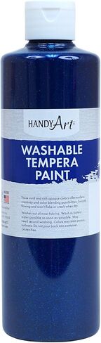 Handy Art Gold Glitter Washable Paint, 16 Fl Oz (Pack of 1), 16 Ounce in Kuwait