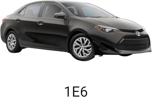 مستودع الطلاء التلقائي لمس الطلاء ل toyota corolla-moonshadow metallic 1e6 (جميع السنوات ، جميع الطرز) رذاذ الهباء الجوي in Saudi Arabia