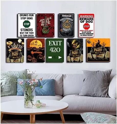 Yyn Creative Tin Signs Woman Love German Shepherd Dog and Book Metal Tin Sign Decor Decor Tin Signs Fun Novelty Sign Farmhouse Decords for Women Men Friends 8x12 Inch in Kuwait