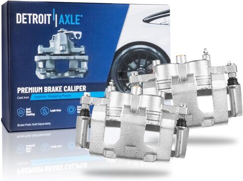 Detroit Axle - 2pc Front Brake Calipers for Chevy Impala Limited Buick Lucerne Cadillac DTS Allure LaCrosse Left Right Disc Brake Calipers with Brackets Assembly Replacement in Saudi Arabia