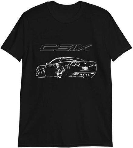 Sports Car C6 ZR1 Collector Car Owner Short-Sleeve Unisex T-Shirt Black in Saudi Arabia