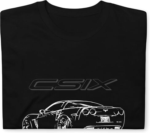 Sports Car C6 ZR1 Collector Car Owner Short-Sleeve Unisex T-Shirt Black in Saudi Arabia