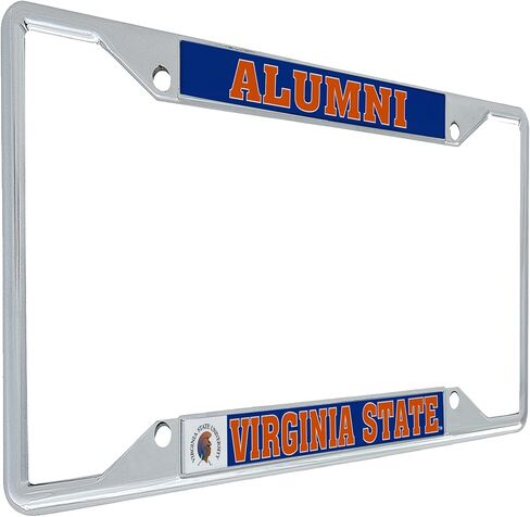 Desert Cactus Virginia State University Car Accessories Trojans Metal License Plate Frame and Tag Holder for Front or Rear of Car (Alumni) in Saudi Arabia