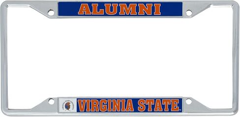 Desert Cactus Virginia State University Car Accessories Trojans Metal License Plate Frame and Tag Holder for Front or Rear of Car (Alumni) in Saudi Arabia