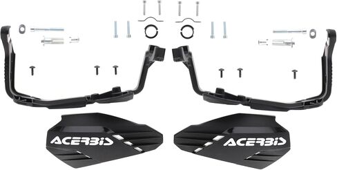 Acerbis Moto-X Black/White Handguards (2985881007) in Saudi Arabia