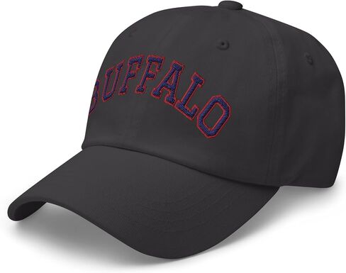 NG Buffalo مطرزة بيل المنحنية كاب راحة تناسب منخفضة التاج الرياضي القابل للتعديل قبعة الأب in Saudi Arabia