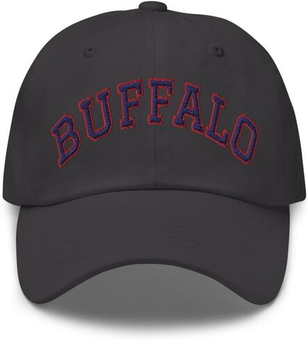 NG Buffalo مطرزة بيل المنحنية كاب راحة تناسب منخفضة التاج الرياضي القابل للتعديل قبعة الأب in Saudi Arabia