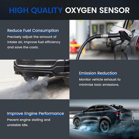 مستشعر Oxygen O2 234-4762 في المنبع والمصابة متوافق مع Chevy Express 2500/3500/4500/Silverado 1500/Suburban/Tahoe ، متوافق مع GMC Savana 2500/3500/4500/Sierra 1500/Yukon ، 4pcs in Saudi Arabia
