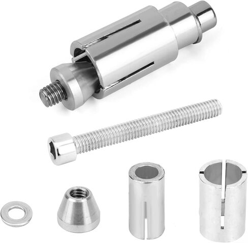 2 Pack Expansion Screw for Motorcycle, Motorcycle Bar Ends Mounting Screw Set, Universal 13-24mm for 7/8''Handle Bar End Plugs Side Mirror Electric Dirt Bike Scooter in Saudi Arabia