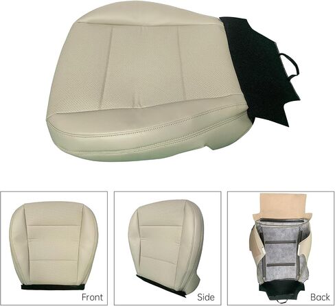 غطاء مقعد جلدي بديل من جانب السائق متوافق مع Subaru Outback 2015 2016 2017 2018 2019 Driver Side Side Cover Bottom Cover Tan 3.6L 2.5L LEFT GOOD SBLZT02 in Saudi Arabia