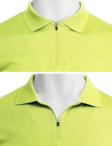 Men's Men's Three Tone Cool & Dry Half-Zip Polo Tee in Saudi Arabia