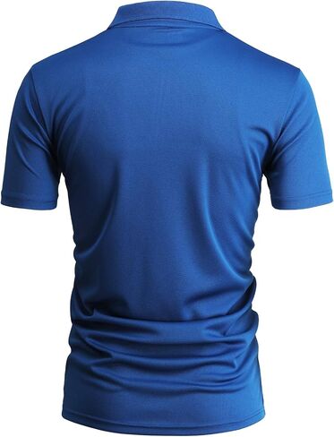 Men's Men's Three Tone Cool & Dry Half-Zip Polo Tee in Saudi Arabia